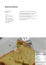 Banana bread recipe