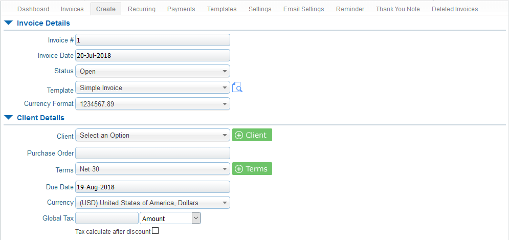 Invoice Journal