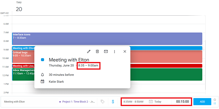 Test and revise - meeting