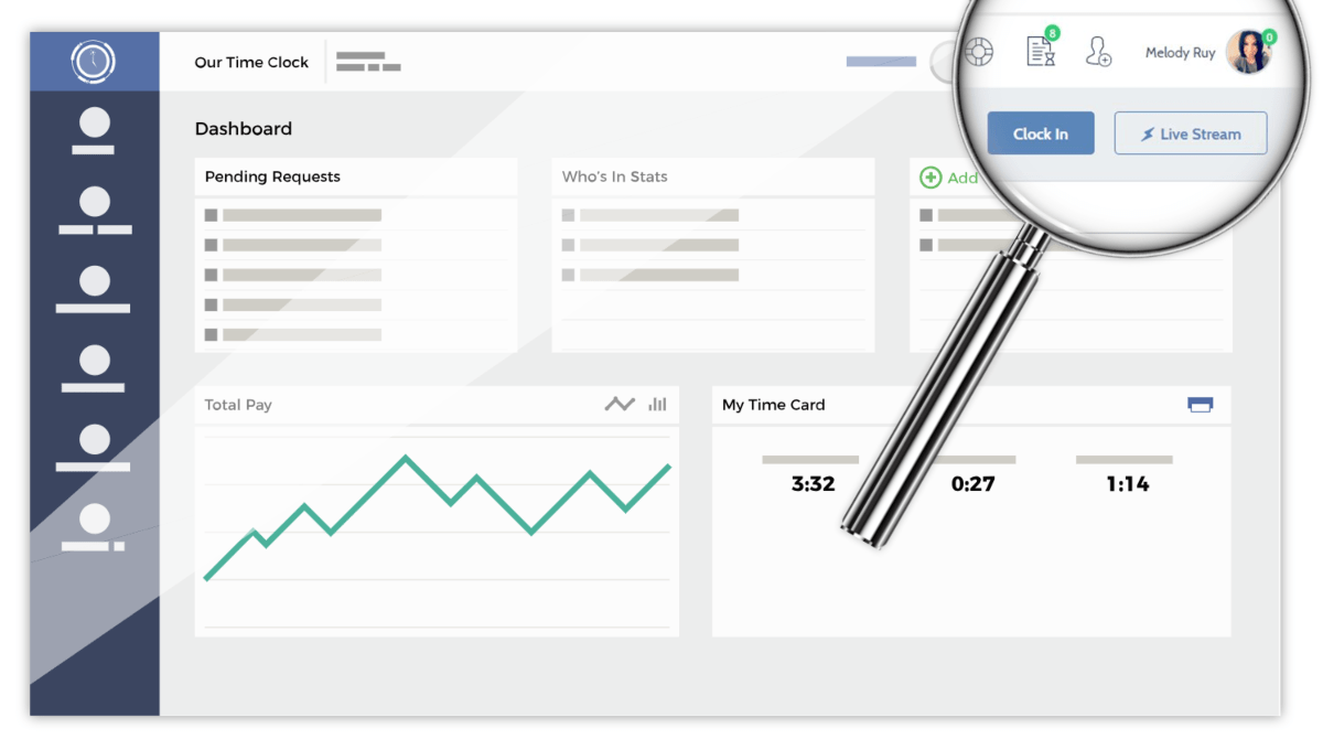 Time Clock Wizard Dashboard