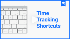 time tracking tutorial shortcuts